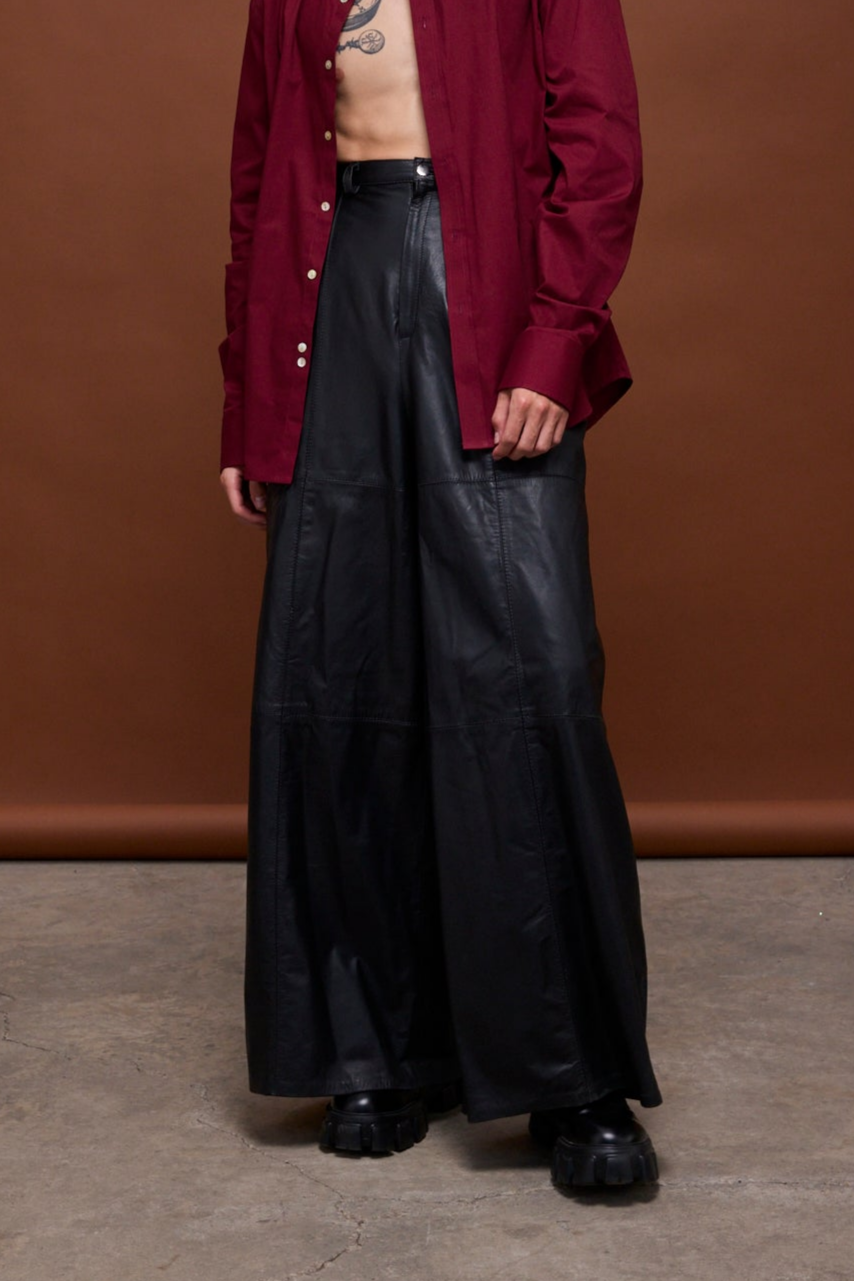 Black Leather Pants
