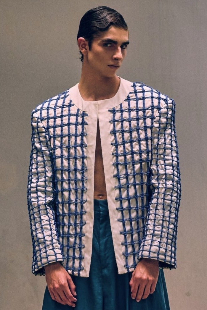 Blue Linen Pants