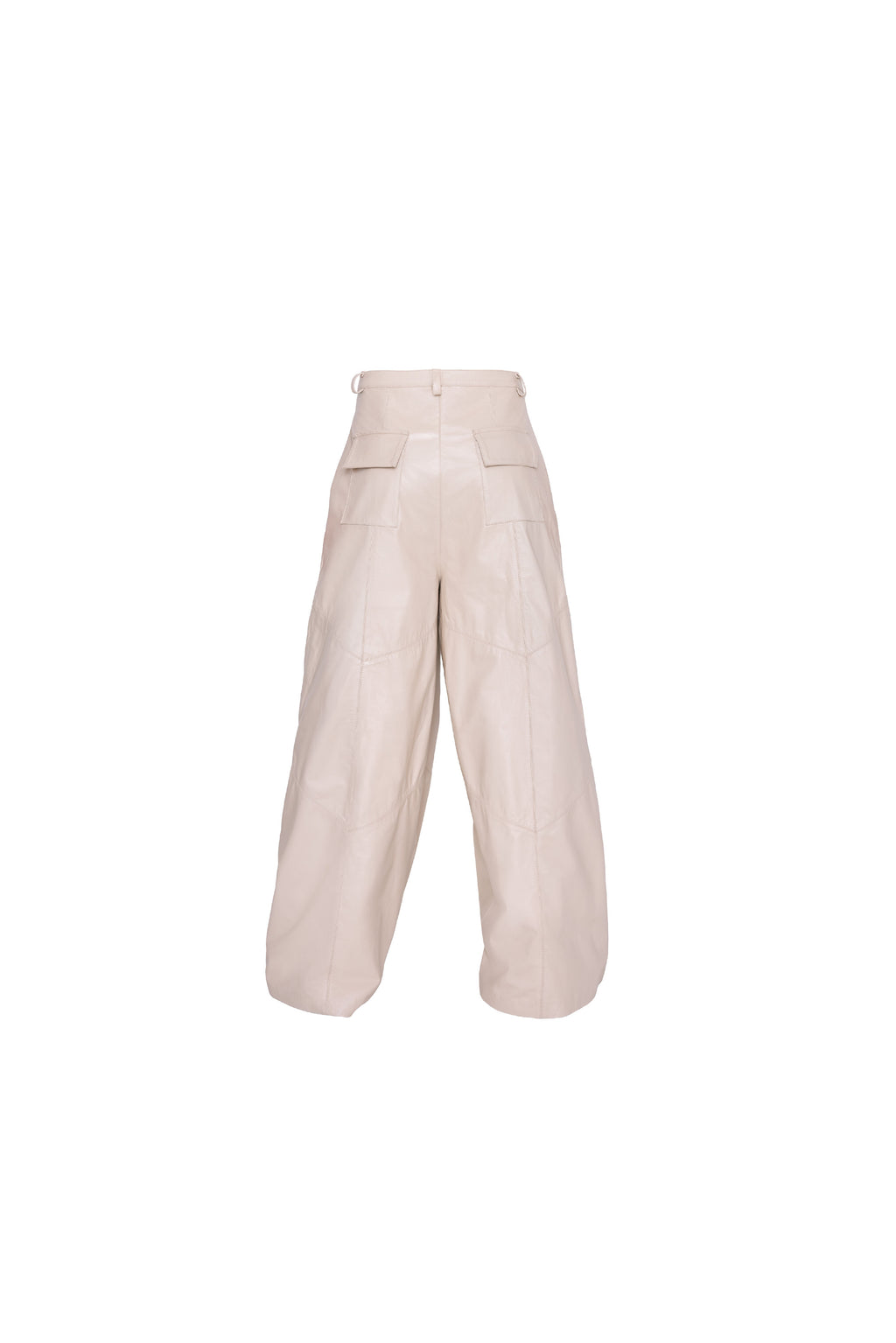 Nude Leather Pants