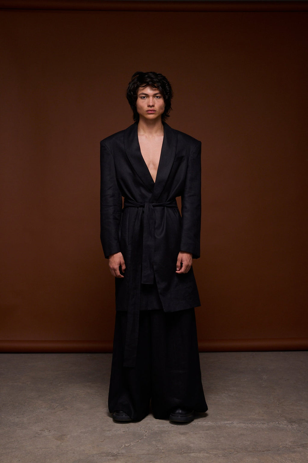 Pantalon Mavre lino negro 