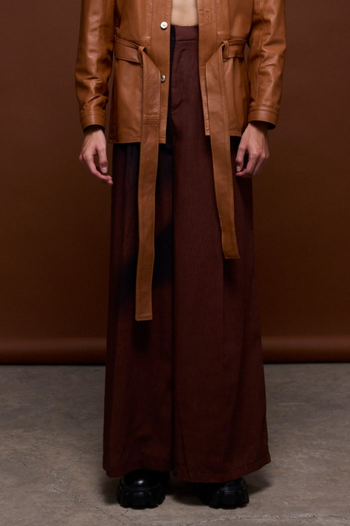 Gradient Brown and Black Pants