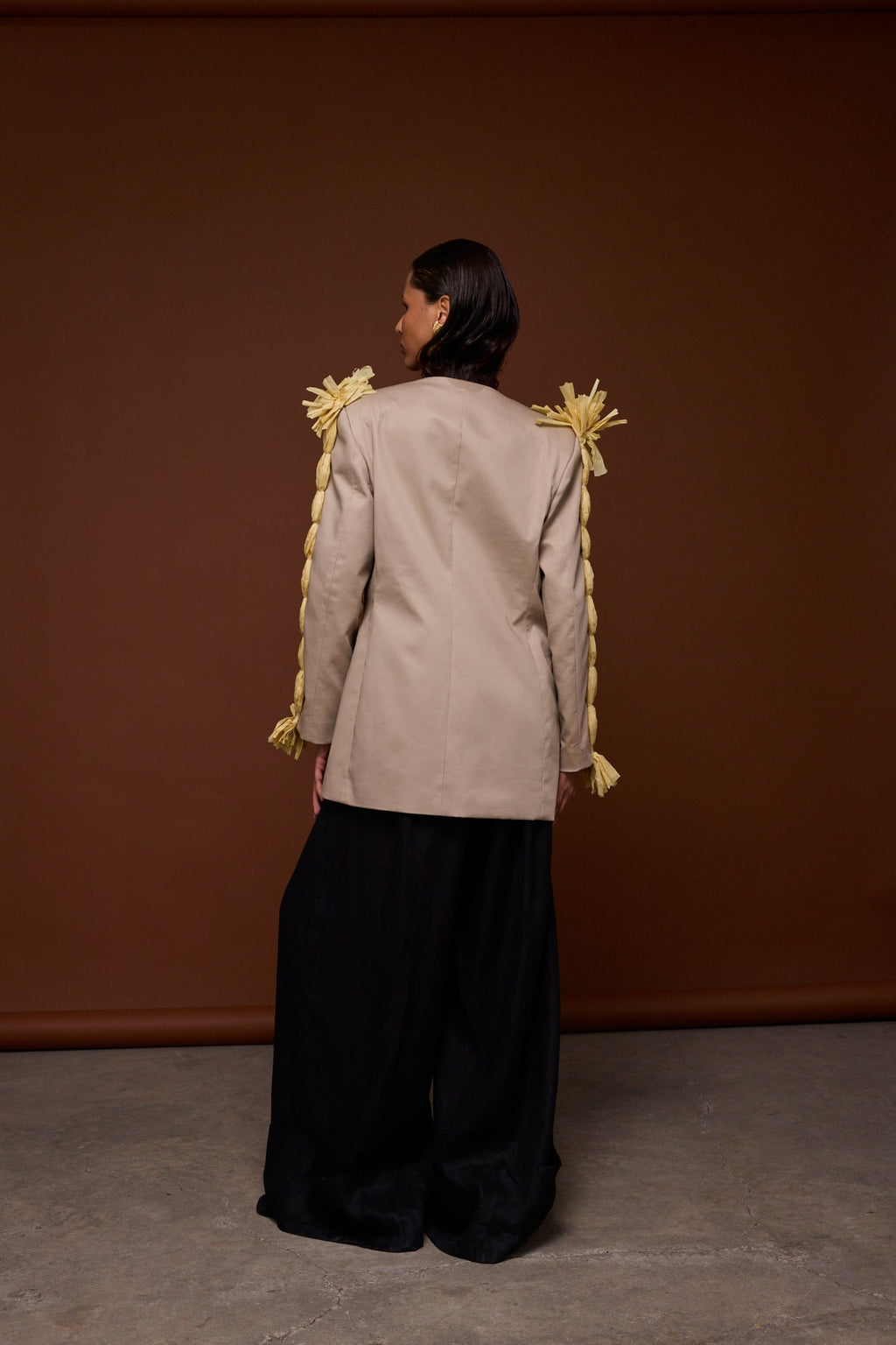 Blazer raphia 