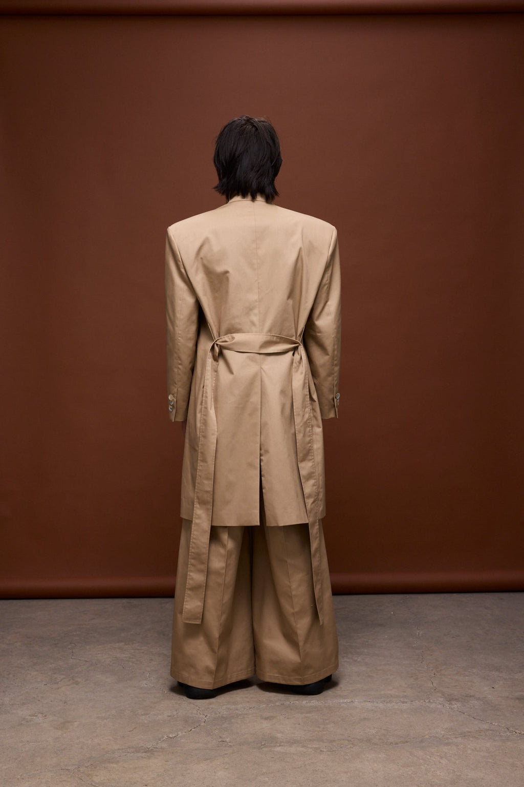 Pantalon mavre camel 