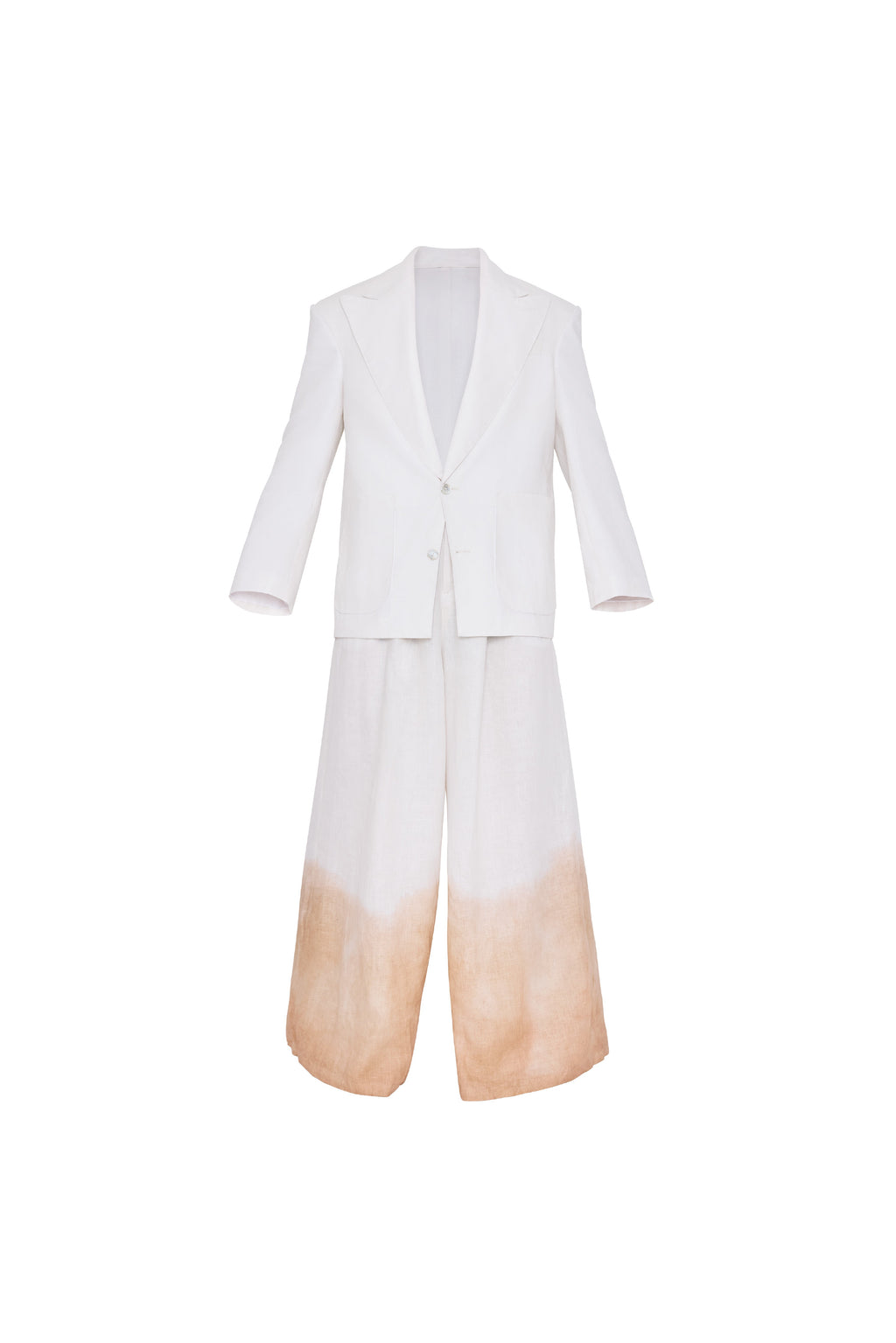 White Linen Blazer