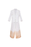 White Linen Blazer