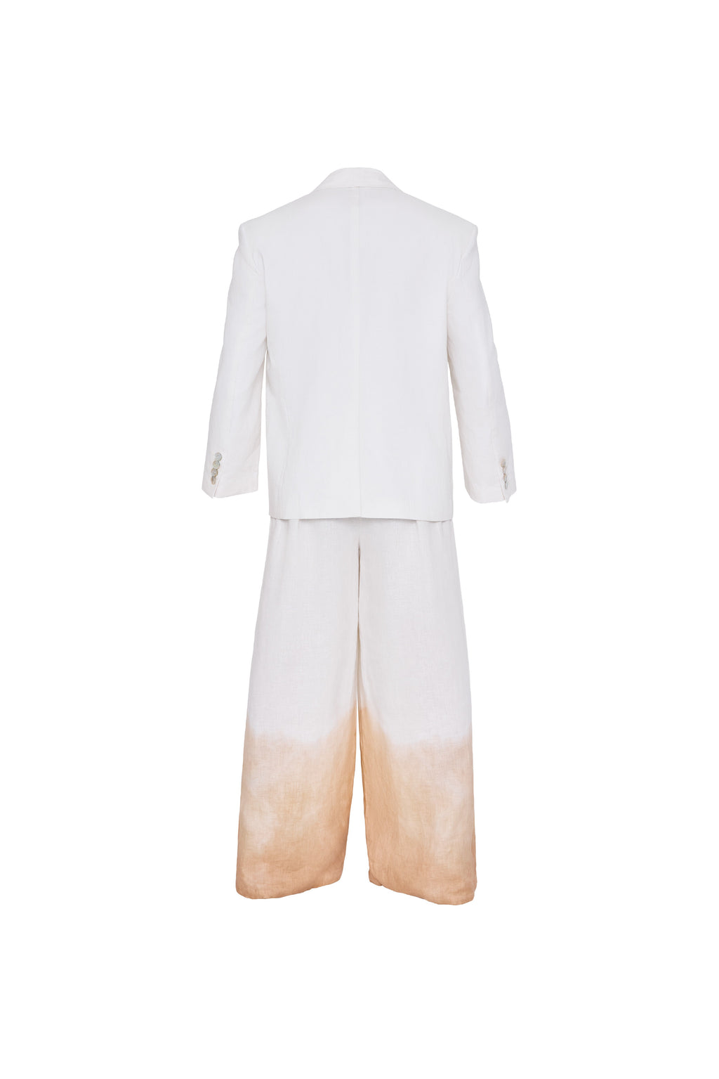 White Linen Blazer